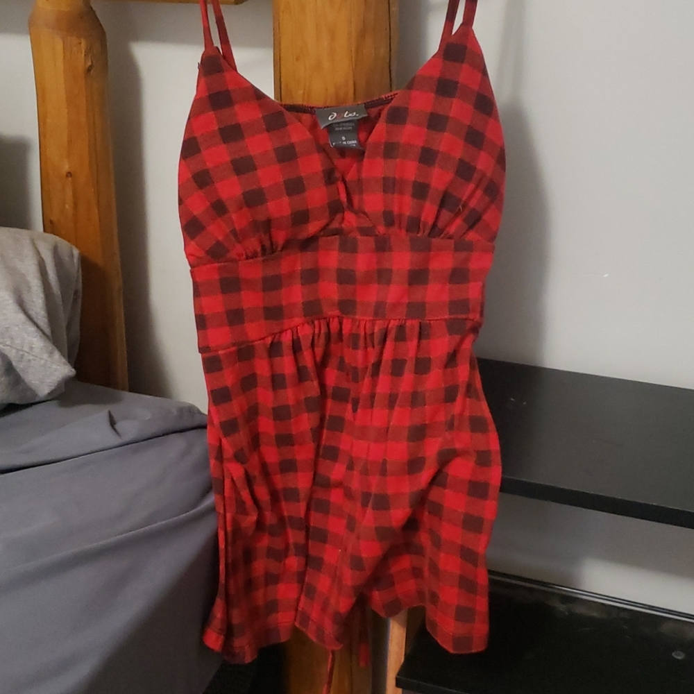 Plaid tank top